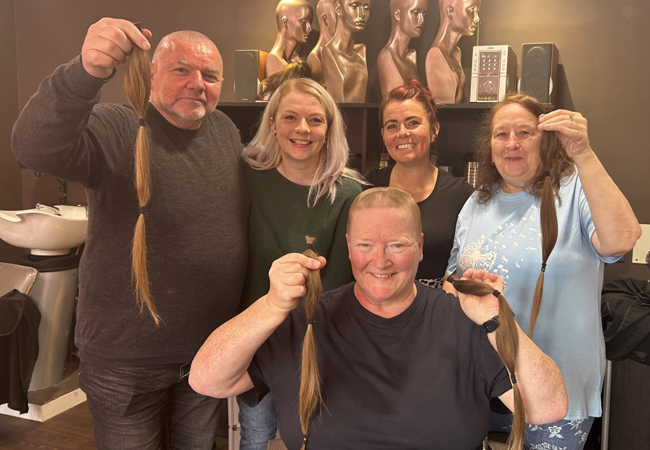 Braving the Shave for Andy’s Children’s Hospice